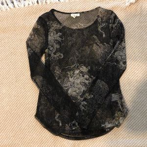 Sheer blouse from urban outfitters